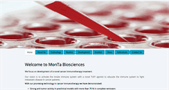 Desktop Screenshot of montabiosciences.com