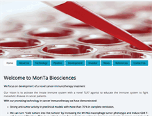 Tablet Screenshot of montabiosciences.com